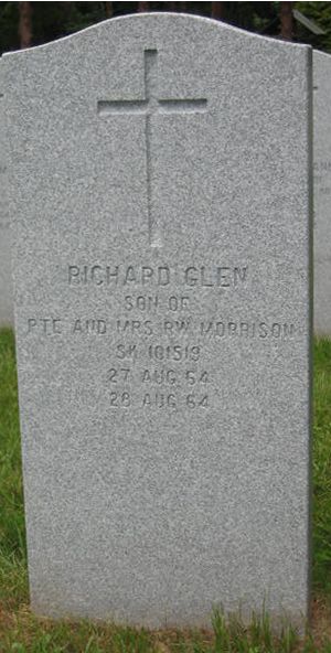 Headstone of Richard Glen Morrison