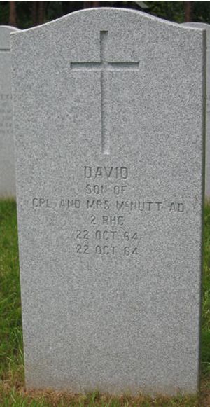 Headstone of David McNutt