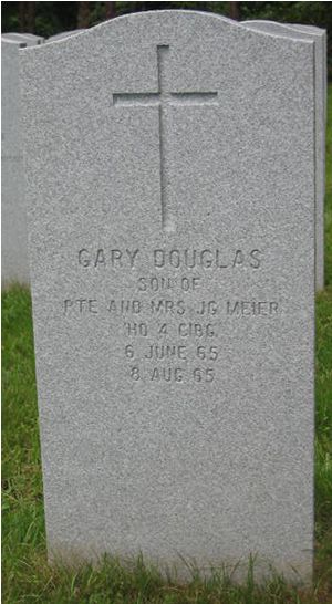 Headstone of Gary Douglas Meier