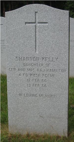 Headstone of Shannon Kelly Hamilton