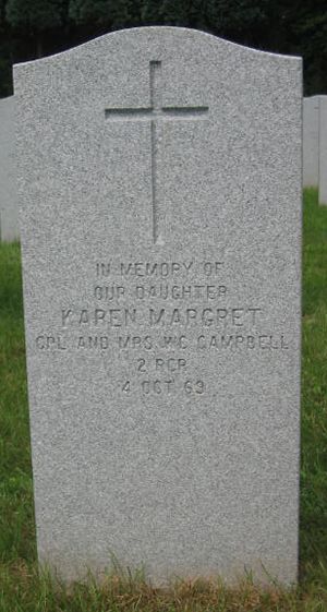 Headstone of Karen Margret Campbell
