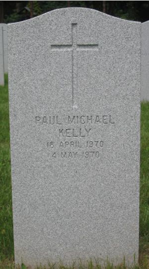 Pierre tombale de Paul Michael Kelly