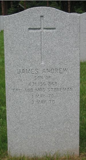 Pierre tombale de James Andrew Stoneman