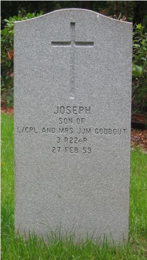 Headstone of Joseph Godbout
