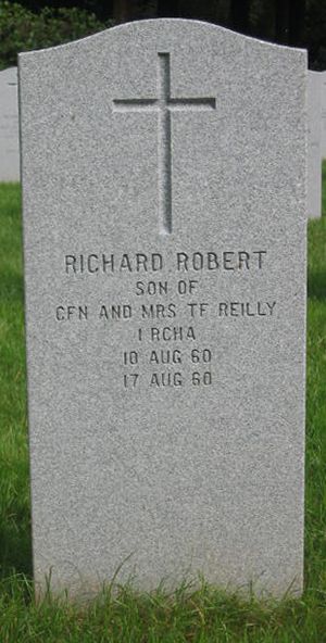 Pierre tombale de Richard Robert Reilly