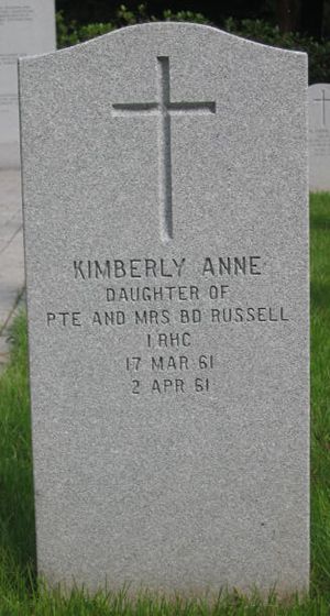 Pierre tombale de Kimberly Anne Russell