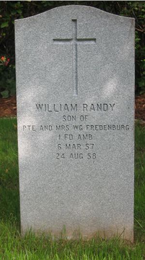 Headstone of William Randy Fredenburg