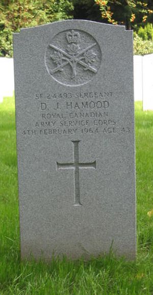 Pierre tombale de D. J. Hamood