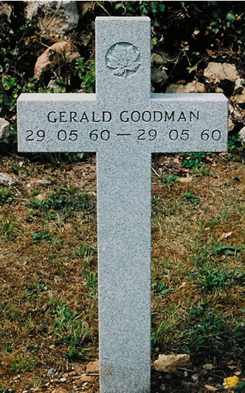 Pierre tombale de Gerald Goodman