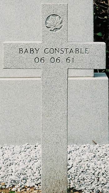 Headstone of Baby Constable