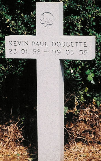 Headstone of Kevin Paul Doucette