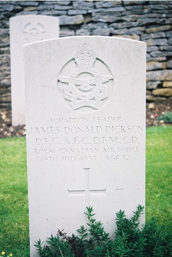 Headstone of James Donald Dickson