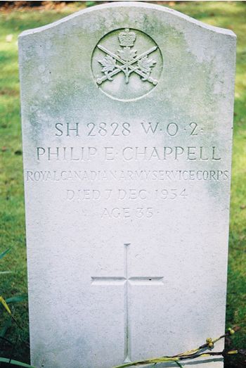 Pierre tombale de Philip E. Chappell