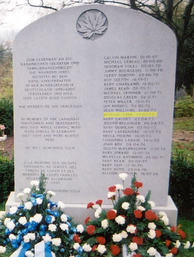 Headstone of Michael John Cope