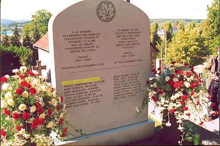Headstone of Claude Genest