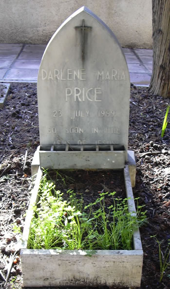 Pierre tombale de Darlene Maria Price