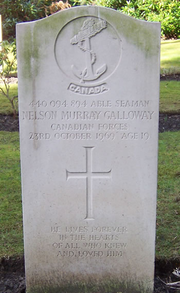 Pierre tombale de Nelson Murray Galloway