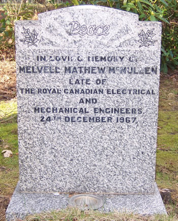 Headstone of Melvell Mathew McMullen