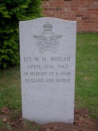 Headstone of W. H. Wright