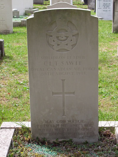 Headstone of C. L. T. Sawle