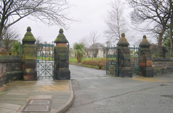 Main Entrance to the Rake Cemetery in Wallasey