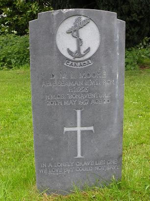 Headstone of D M L Moore