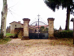 Entrance to St. Hilaire cemetery