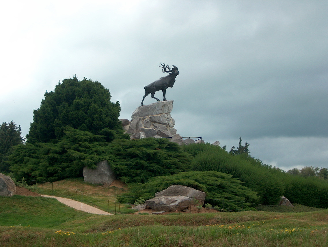 Le caribou de bronze
