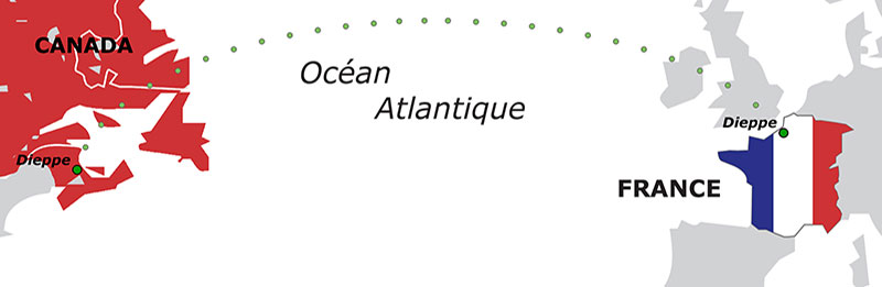 Canada - L'océan atlantique - France