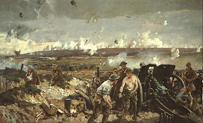 The Taking of Vimy Ridge, Easter Monday 1917 / Painted by Richard Jack