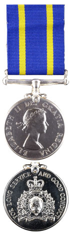 Médaille d’ancienneté de la Gendarmerie royale du Canada (GRC)