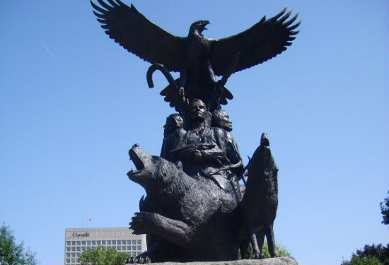 Monument national érigé en l'honneur des anciens combattants autochtones