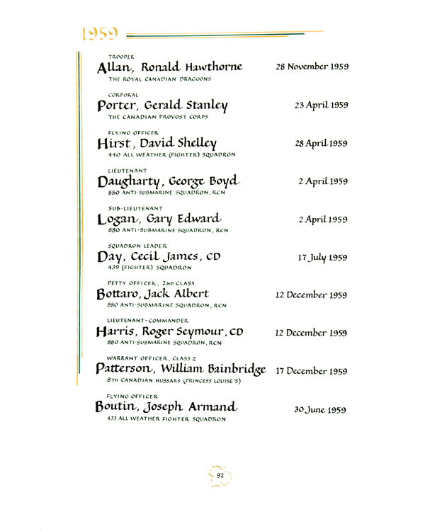 Page 92 - In the Service of Canada (1947 – 2014)