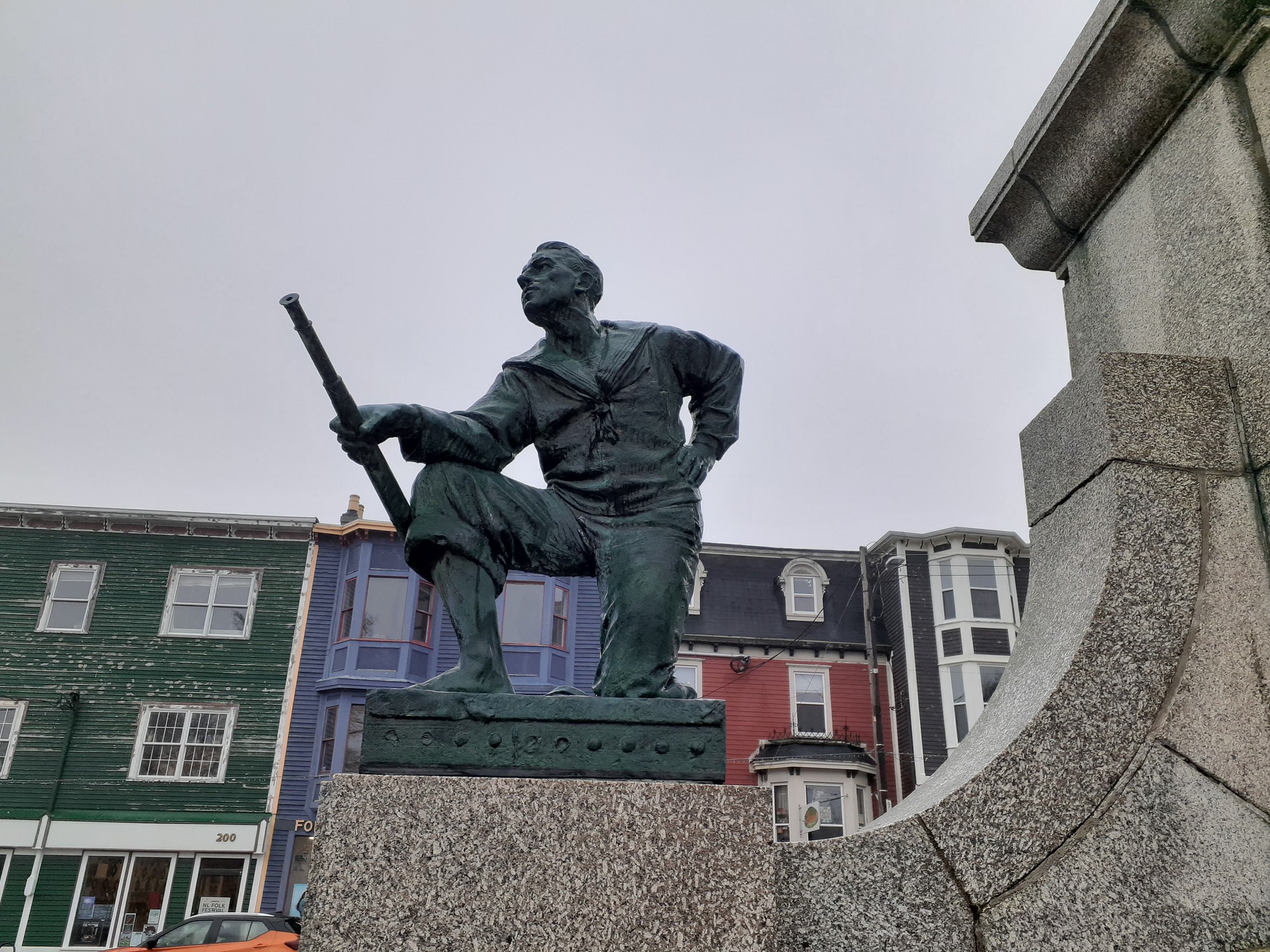 Royal Naval Reserve sailor statue