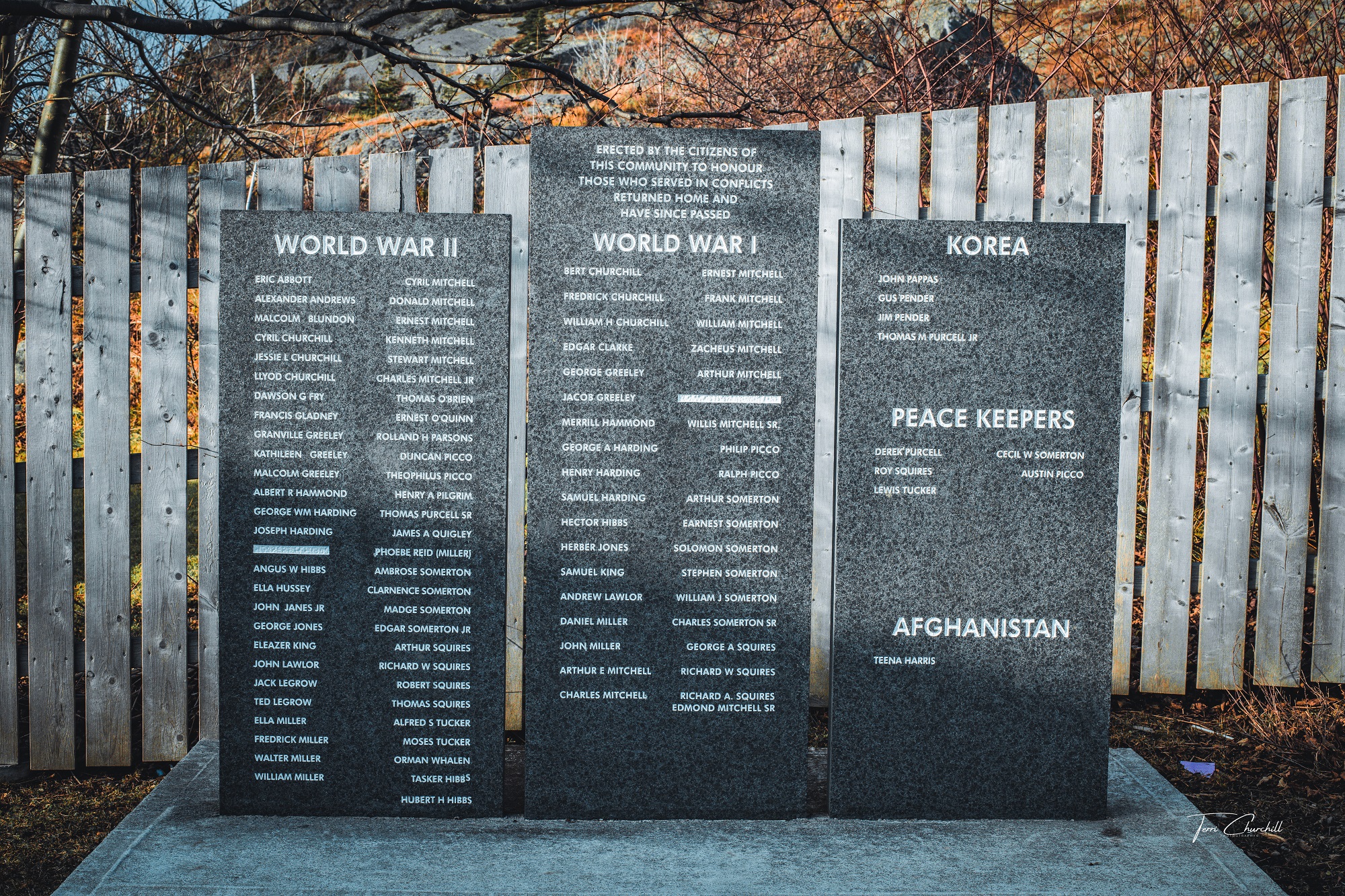Portugal Cove War Memorial National Inventory of Canadian Military