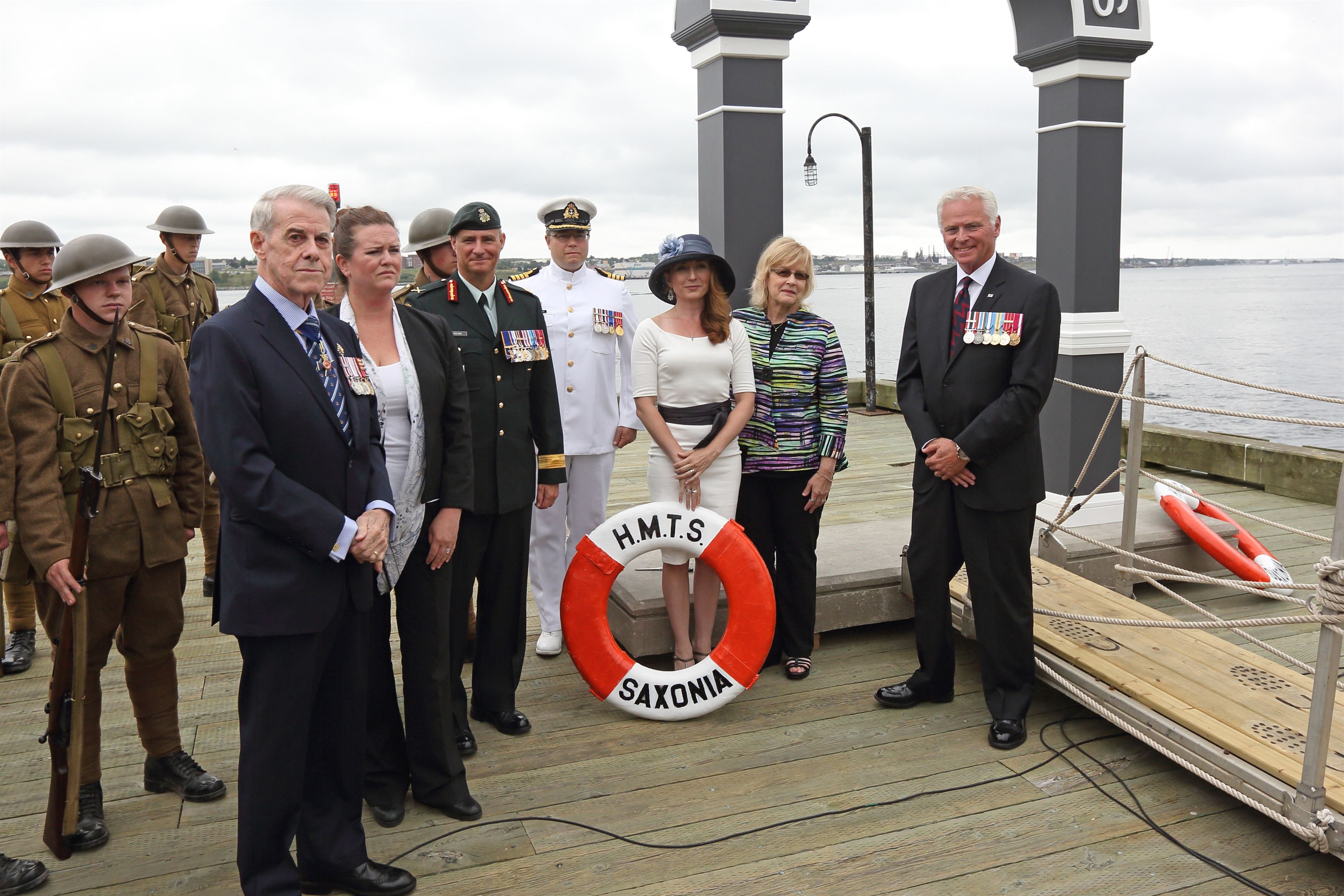 His Honour, Brigadier-General the Honourable J.J. Grant, Lieutenant Governor of Nova Scotia unveiled the memorial on 26 August 2016.