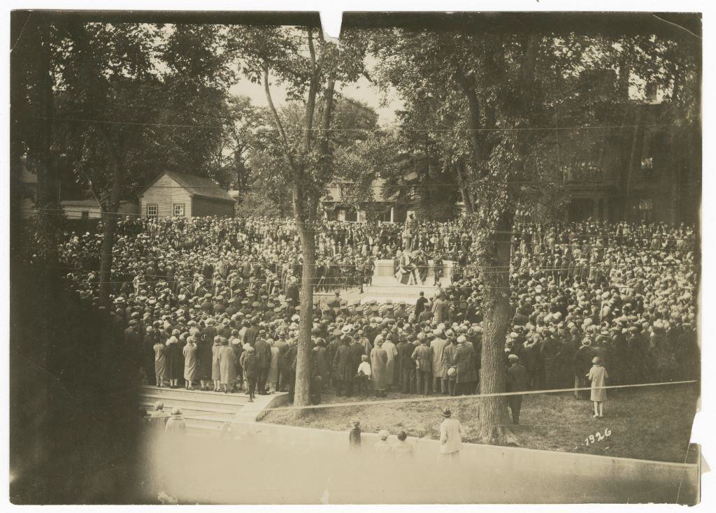 Unveiling of the St Stephen's soldiers memorial June 20, 1920