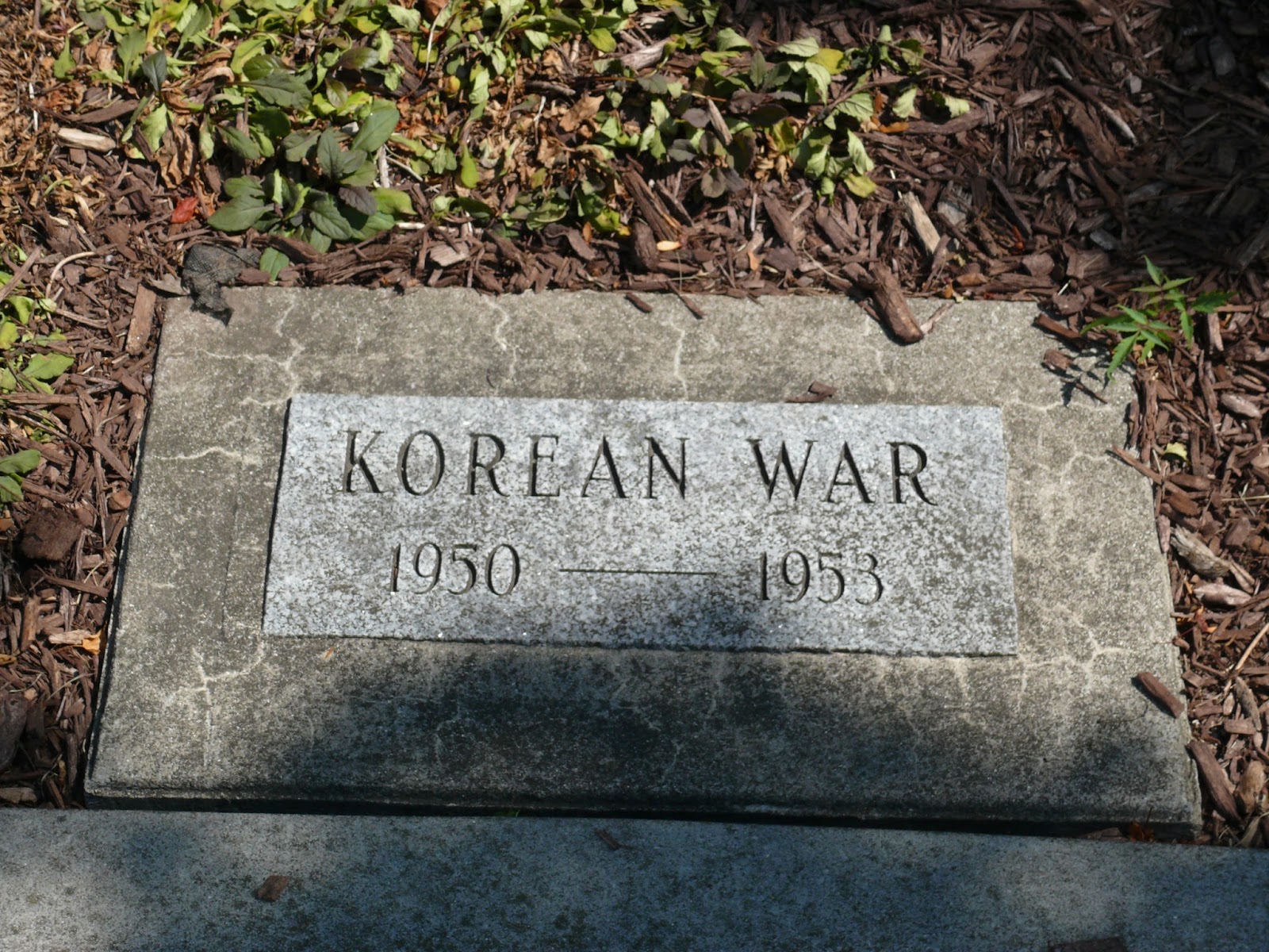Pierre commémorative de la Guerre de Corée