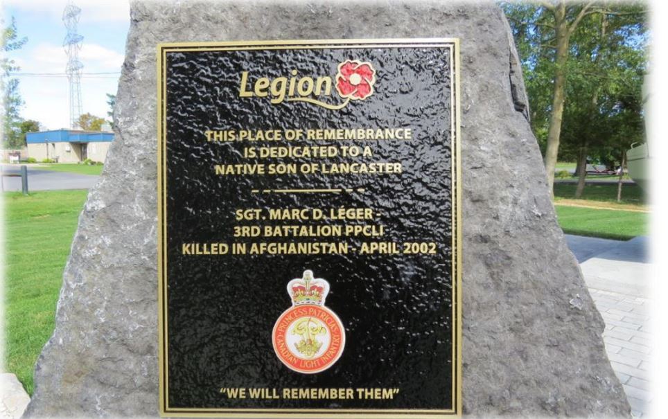 Sergeant Marc Leger Memorial