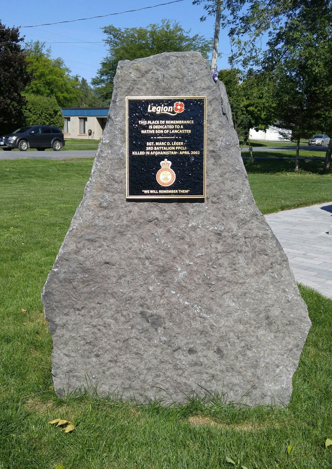 Sergeant Marc Leger Memorial