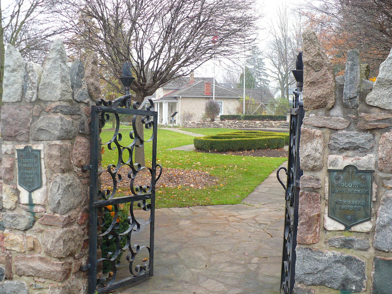 Colonel John McCrae Memorial Gardens gates