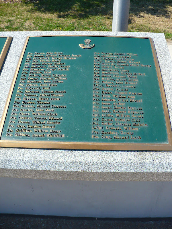 Royal Hamilton Light Infantry plaque