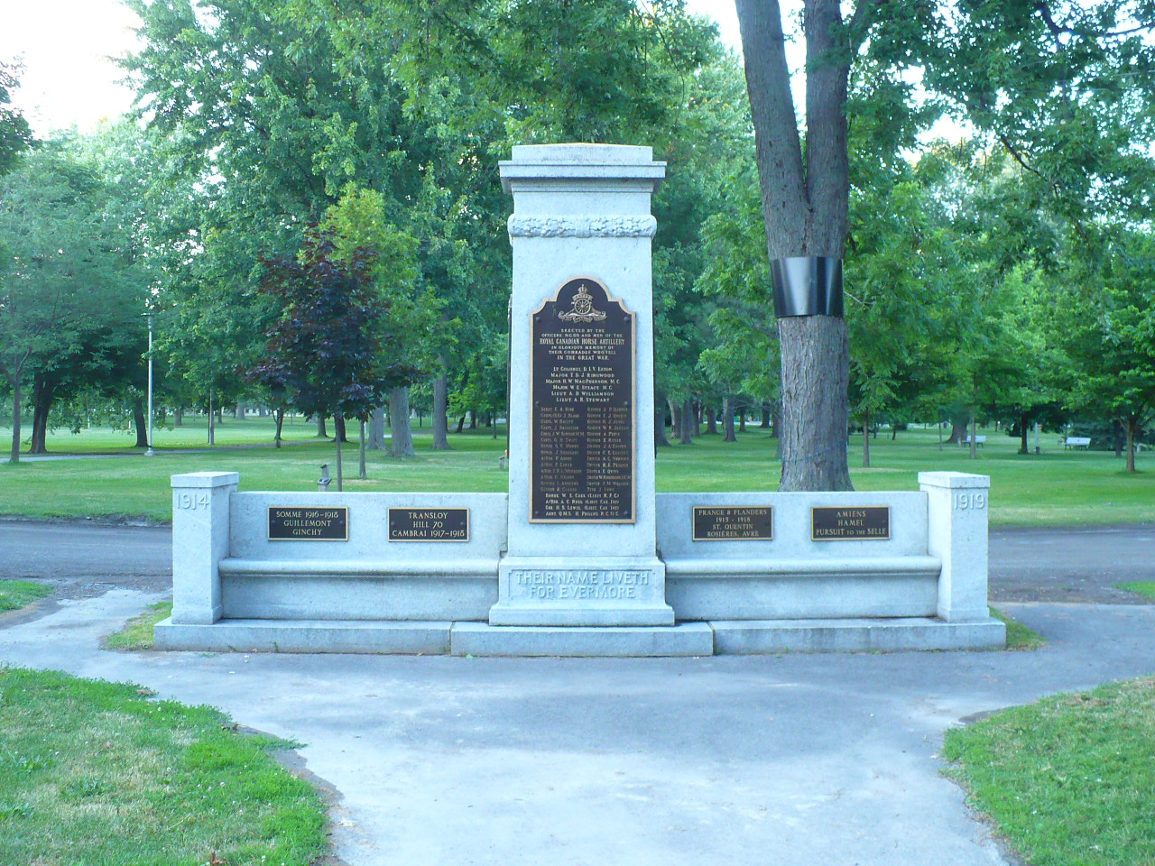 Monument commémoratif national de la Royal Canadian Horse Artillery