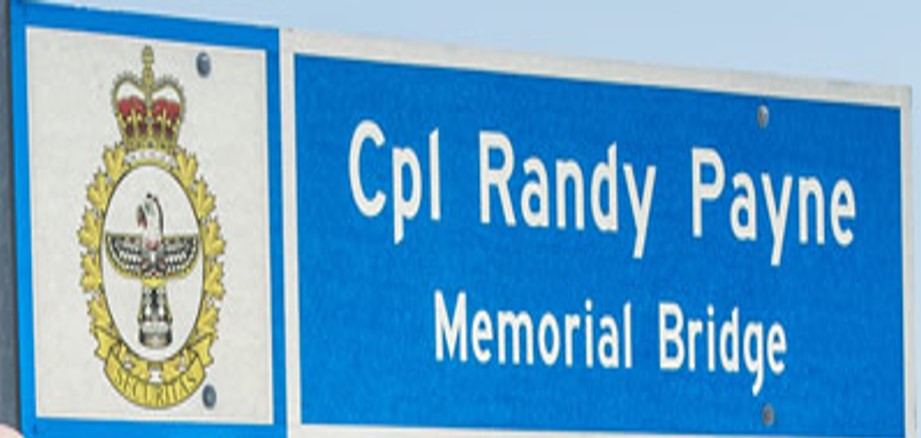 Corporal Randy Payne Memorial Bridge - National Inventory of Canadian  Military Memorials (NICMM) - Memorials - Remembrance - Veterans Affairs  Canada