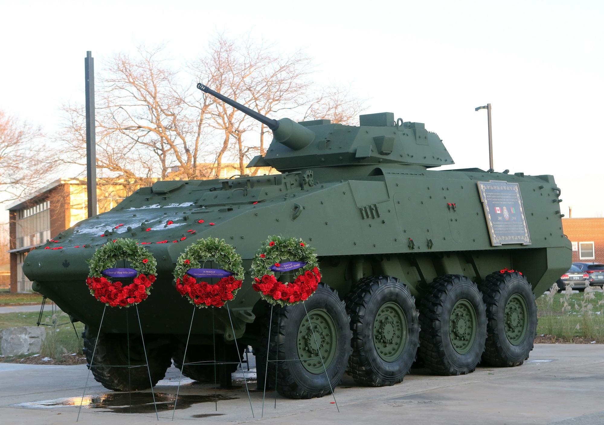 Cobourg LAV lll Monument unveiling.