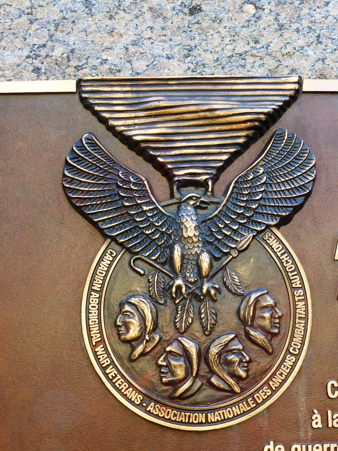 detail on plaque
