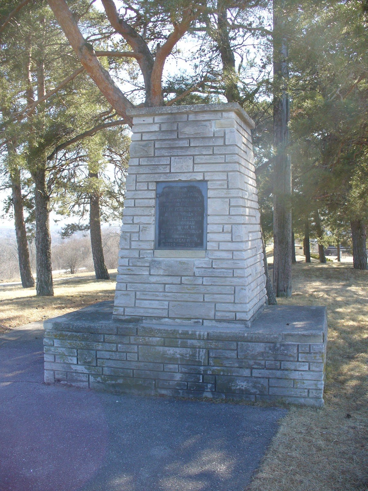Ashburnham Memorial Park cairn
