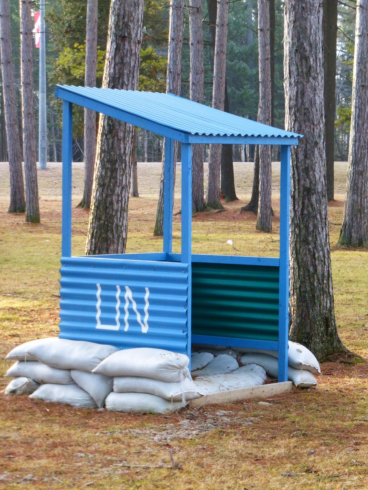 United Nations guard post