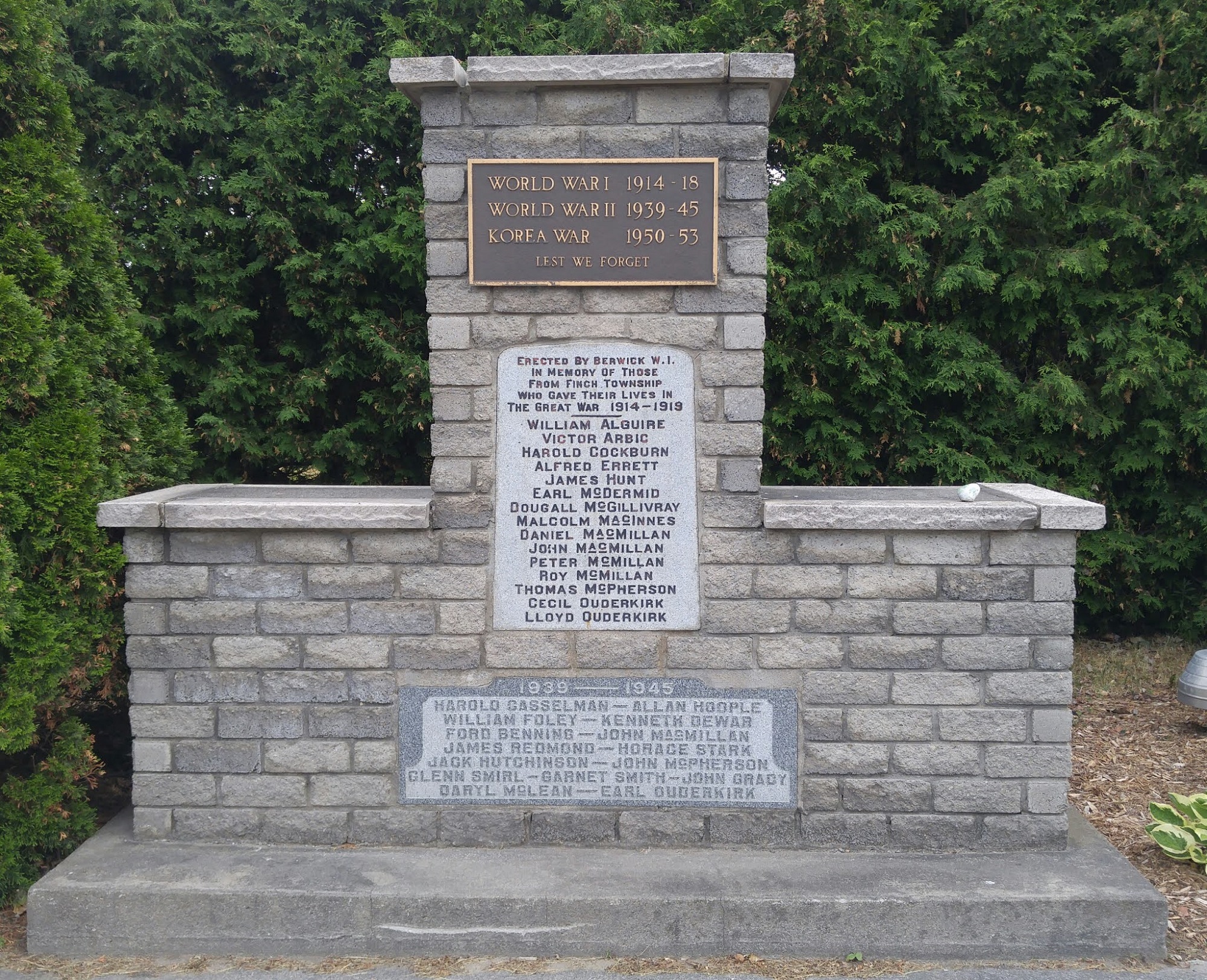 Finch Township Cenotaph