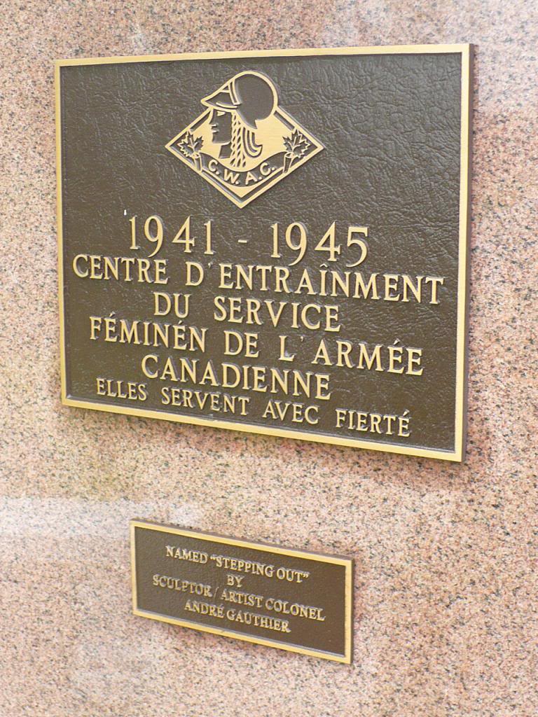 plaque (front right)